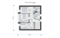 Одноэтажный дом с мансардой и террасой Rg6287 План4
